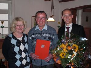 von links: Gabriele Valperz, Wilfried Sondermann, Hendrik Frydrych