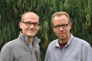 Gut gelaunt: v. l. Vorsitzender Hendrik Frydrych und sein Stellvertreter Thomas Gosmann, der die SPD-Fraktion führt